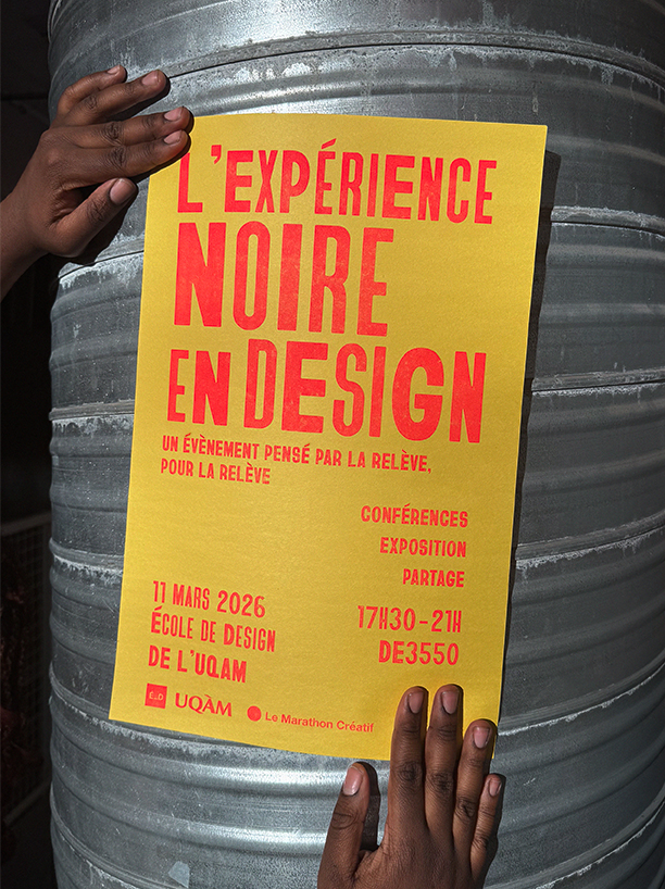 L’expérience noire en design : un événement pensé par le relève, pour la relève Échanges et mise en récit par le design